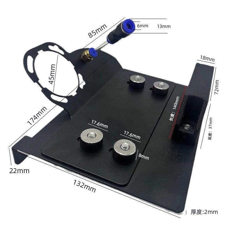 100型角磨机倒角架便携瓷砖倒角器新款45度倒角架水管除尘,五金/工具,其他,淘宝优惠券,粉丝福利购,淘宝优惠卷