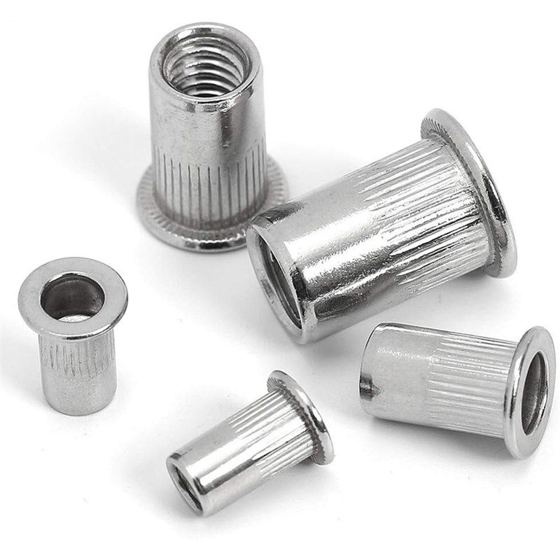 85PCS盒装 5种尺寸 304不锈钢/螺纹铆钉平头拉铆螺母套件