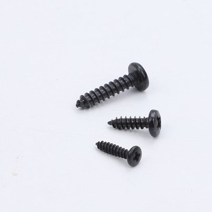 BA加硬黑色大圆头自攻螺丝碳钢十y字大盘头尖尾自攻丝螺钉M2.9