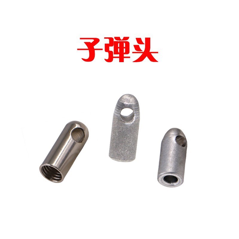 穿线器连接头 带轮l子穿管器穿线器头 弹簧头接头 束紧器 子弹头