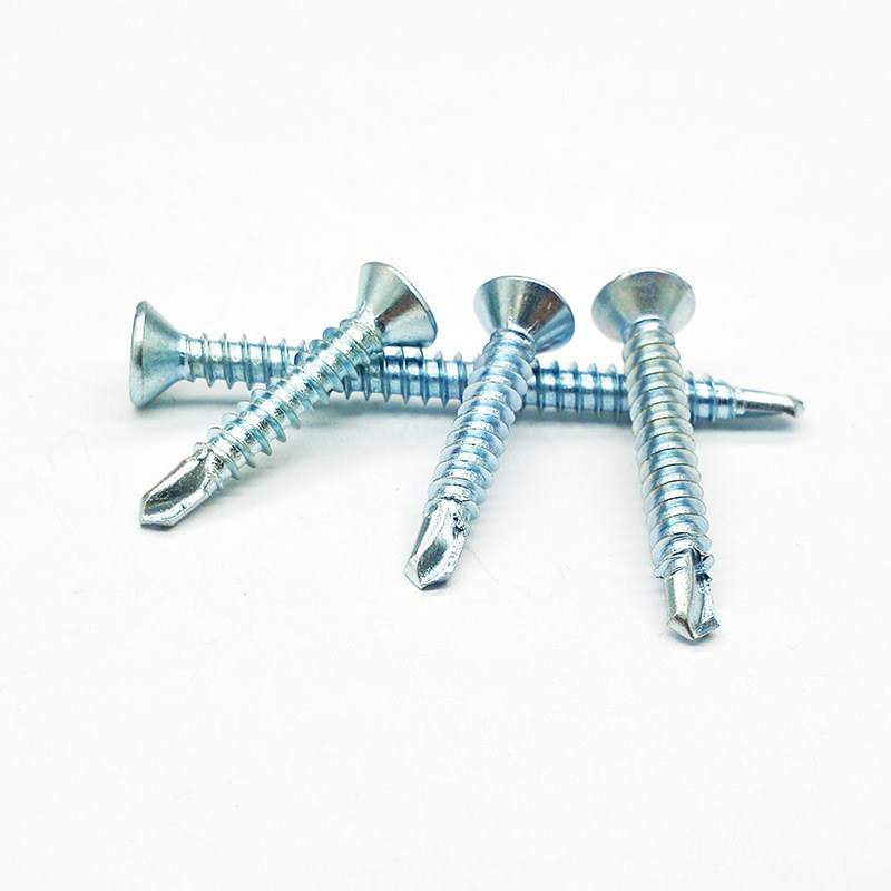 销售平头十字钻尾螺丝沉头自攻自钻A燕尾螺钉M4.2-M4.8钻尾丝