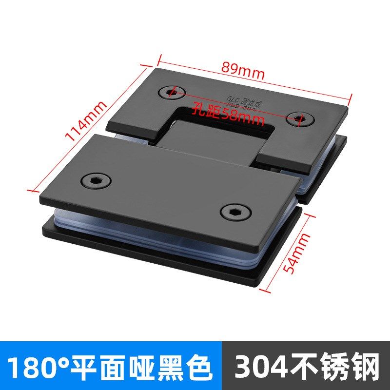304不锈钢无框玻璃门合页双向90度浴室夹折页淋浴房铰链180度,基础建材,门夹,淘宝优惠券,粉丝福利购,淘宝优惠卷