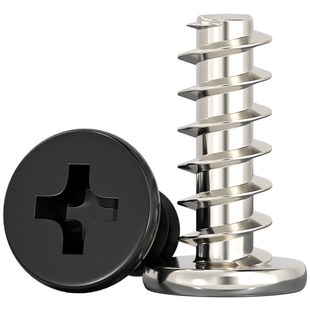 CB黑色镀镍十字扁平头n平尾自攻螺丝钉薄大平头M1.2M1.4M2.3M2.6M