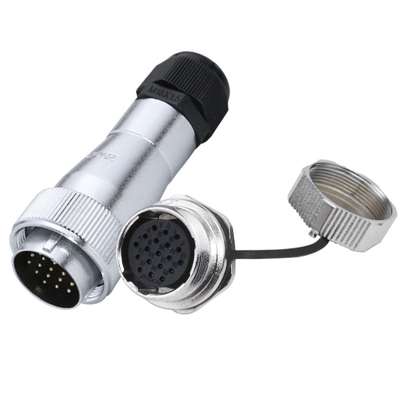 航空插头插座WS24-2-3-4-9-10P12针19芯TK/XZM电连接器