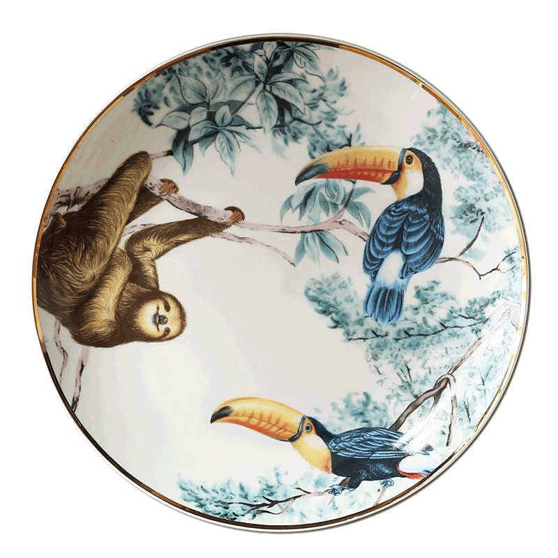 陶瓷西餐盘子创意餐具早餐盘北欧ins风网红牛排刀叉盘子套装家用