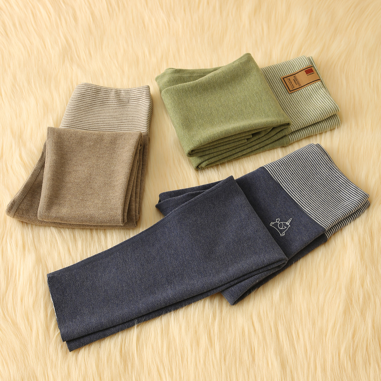 德绒护肚无痕裤脚保暖裤保暖