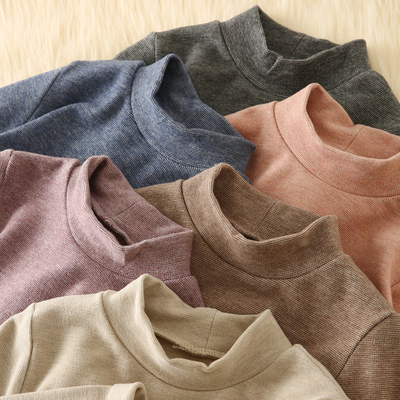 保暖德绒蚕丝冬季半高领