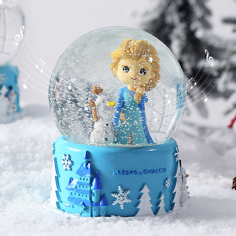 创意小礼物雪花爱莎公主水晶球