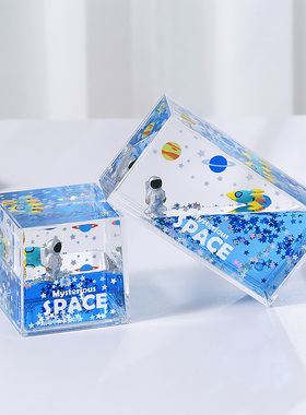 宇航员摆件油滴液体沙漏计时器创意太空人系列礼物儿童流沙解压水
