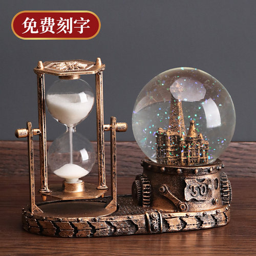 音乐盒复古水晶球八音盒生日礼物