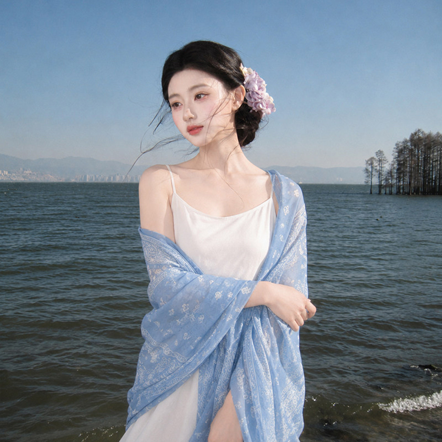 披肩女外搭海边夏薄款2026新款图片