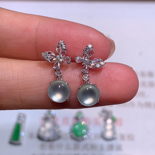 18k冰旦耳坠 无鉴赏期