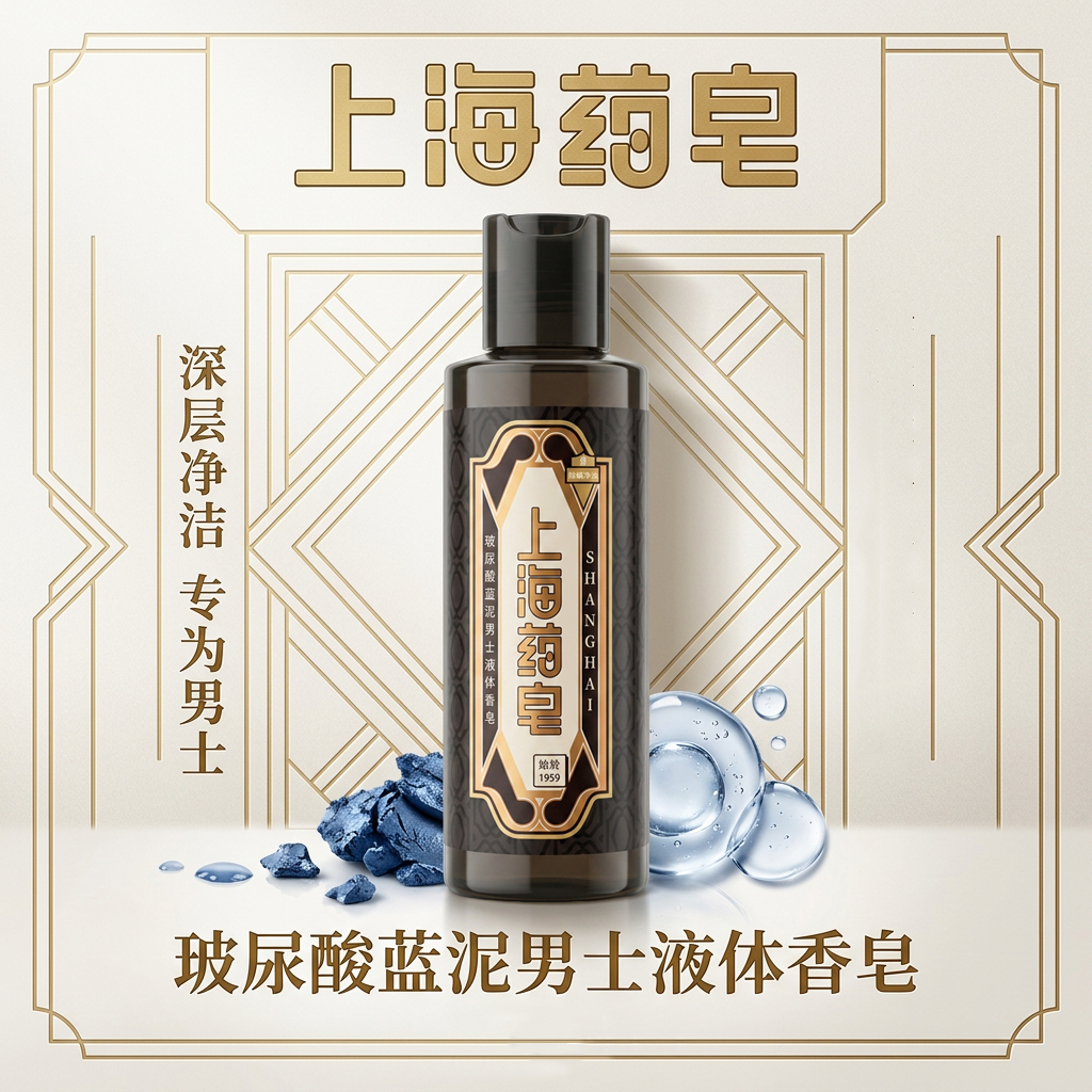 上海药皂硫磺温泉液体香皂80g旅行出行便携装