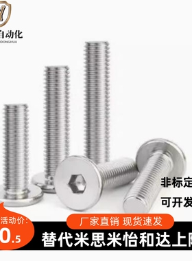 TAF52-51-M3-L6/L8/L10/L12/L20短头m8/L30螺丝M4/M5/M6/TAU01/02