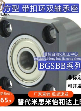 BGSBB6902ZZ-25、BGSBB6902ZZ-50、BGSBB6002ZZ-30方型双轴承座