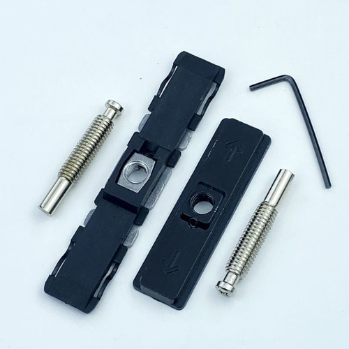 十字螺丝锁扣勾移门锁扣玻璃锁扣上下推拉门铝合金锁扣件钩锁配件