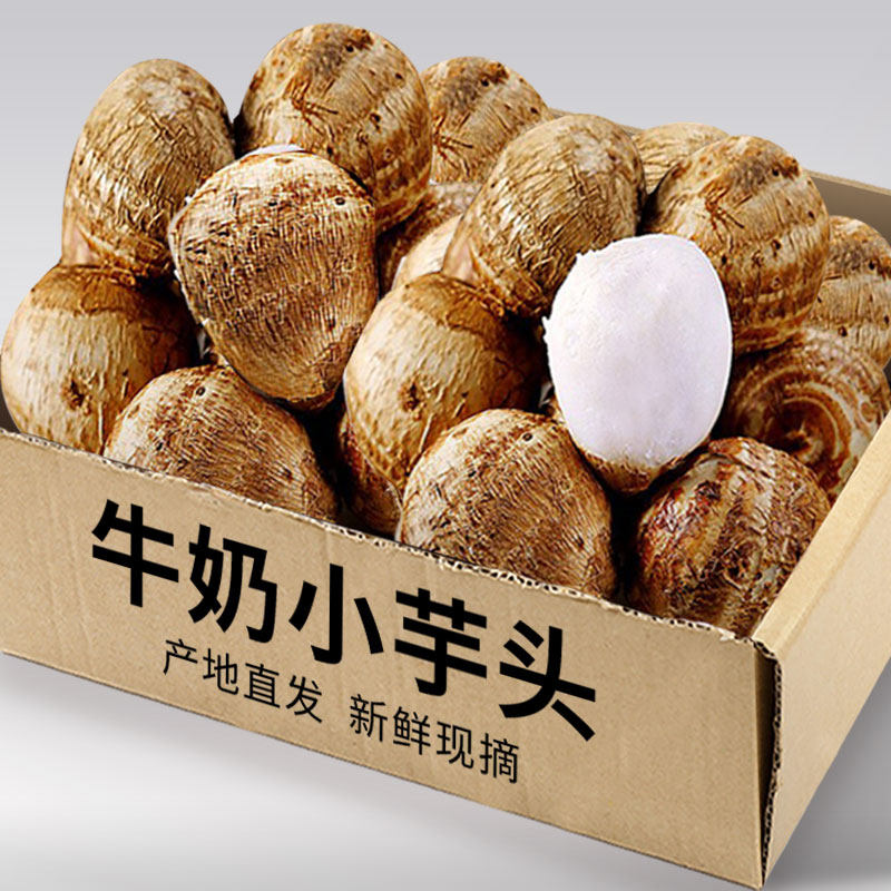 云南新鲜牛奶小芋头毛芋头蔬菜芋艿香芋农家香甜软糯整箱包邮9斤