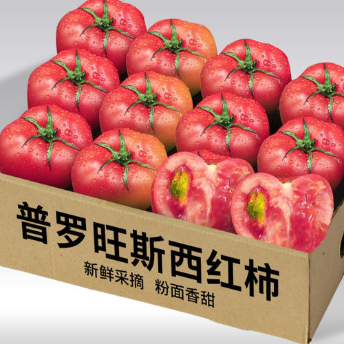 普罗旺斯西红柿番茄陕西新鲜当季蔬菜水果自然熟不打药整箱5包邮