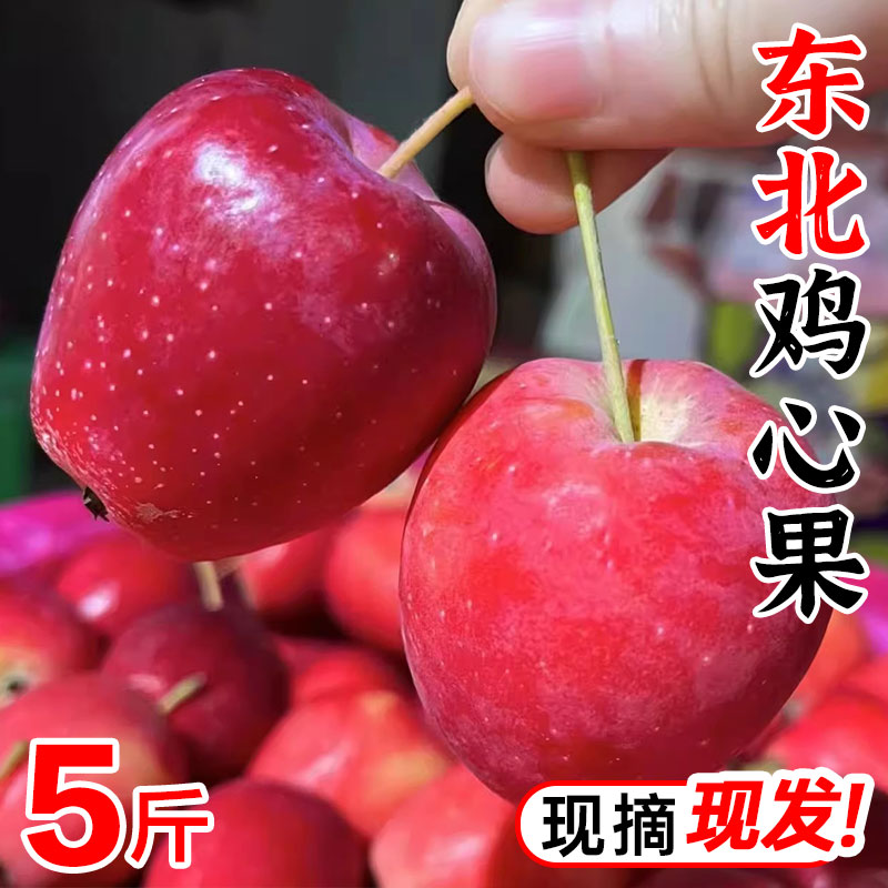 东北新鲜锦绣海棠果5斤包邮