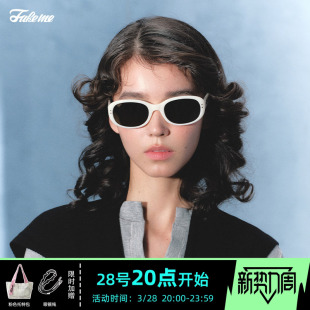 Fakeme 椭圆框眼镜墨镜太阳镜非偏光防紫外线gossip 孟子义同款