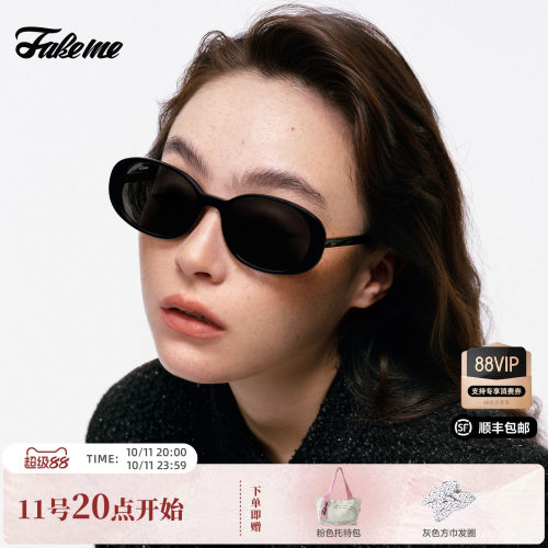 Fakeme复古太阳眼镜墨镜女