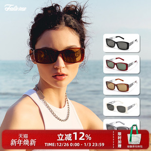 Blah 奢感板材方框墨镜太阳镜女防紫外线 Fakeme 孟子义同款