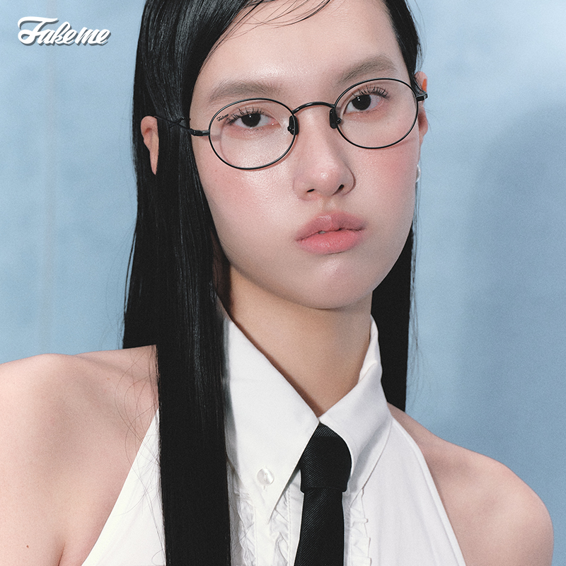 Fakeme韩系超轻β钛圆框近视镜架