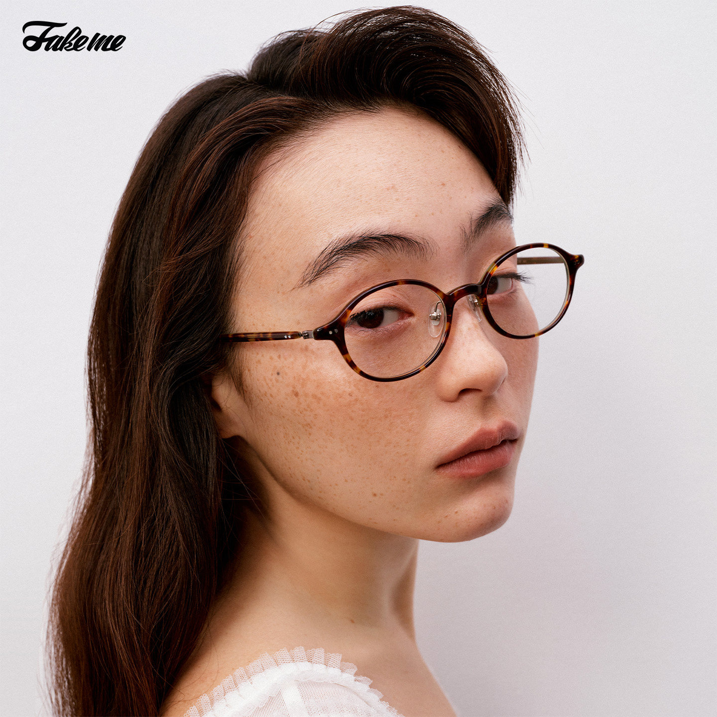 【阿花花酱专属】Fakeme 迪丽热巴同款板材椭圆框光学镜 rooney