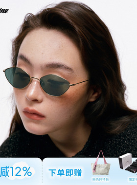 Fakeme 2026新款时尚超轻β钛菱形框轻奢墨镜防紫外线太阳镜astor