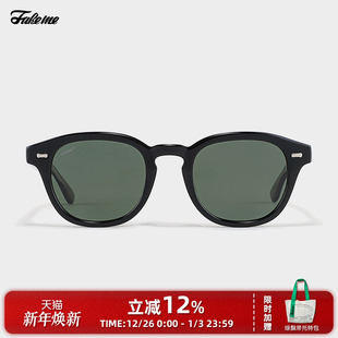 area 复古板材方框墨镜防紫外线太阳镜中性绅士风 Fakeme 美式