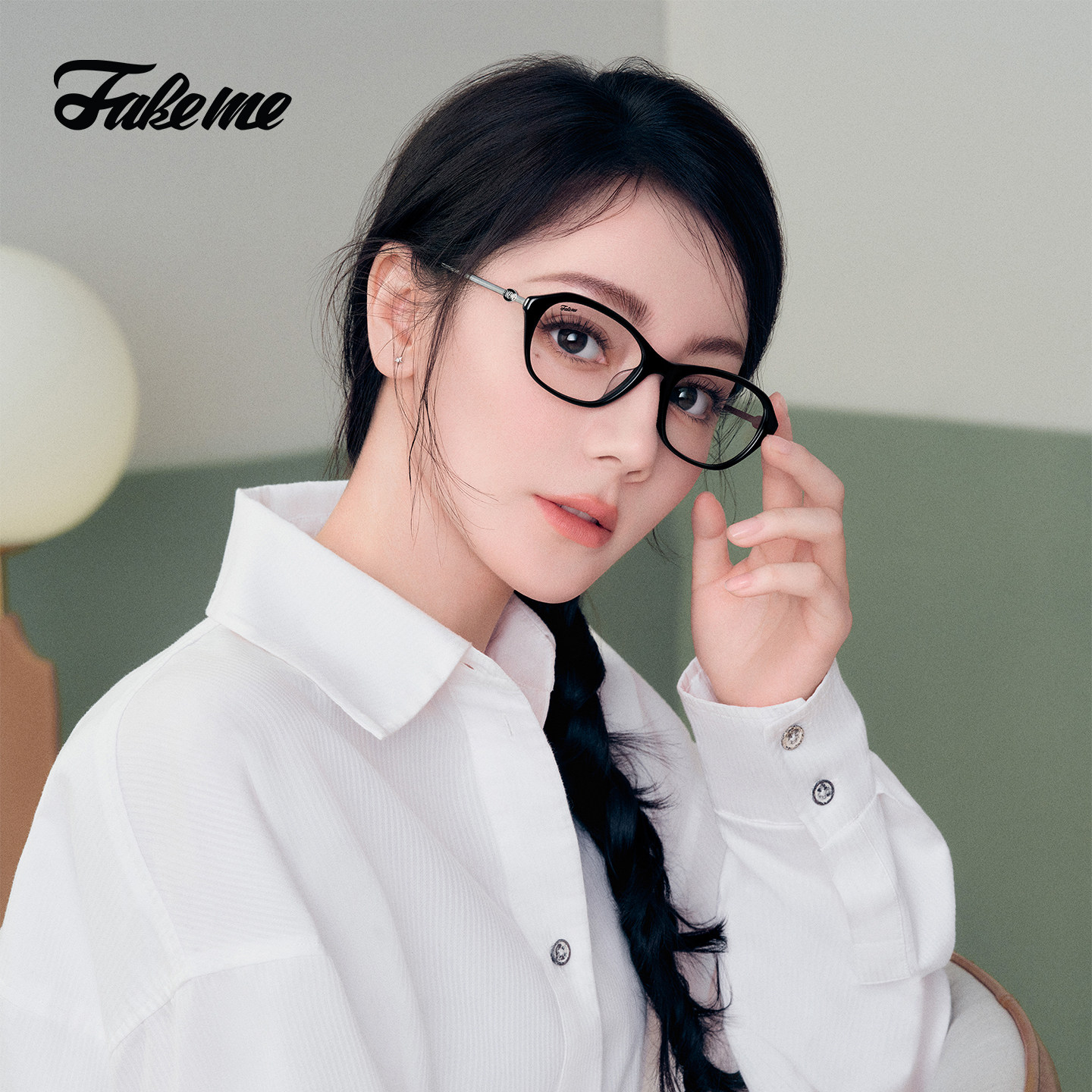 【】cindy 轻奢板材老钱风时尚高级感素颜镜框近视眼镜爱丽丝