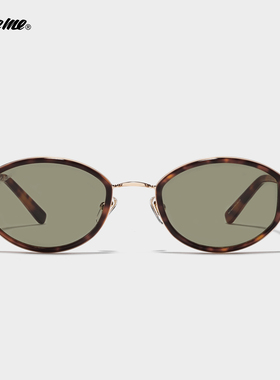 Fakeme 刘宇宁同款韩版板材拼接橄榄型墨镜太阳镜女轻奢 sudo