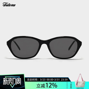 Fakeme轻奢板材老钱风墨镜女防紫外线太阳镜ins风爱丽丝 cindy