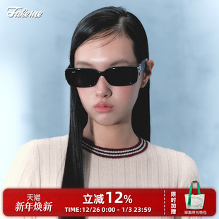 Nero 板材墨镜复古轻奢风防紫外线太阳镜囡囡镜 Fakeme 吴樾同款