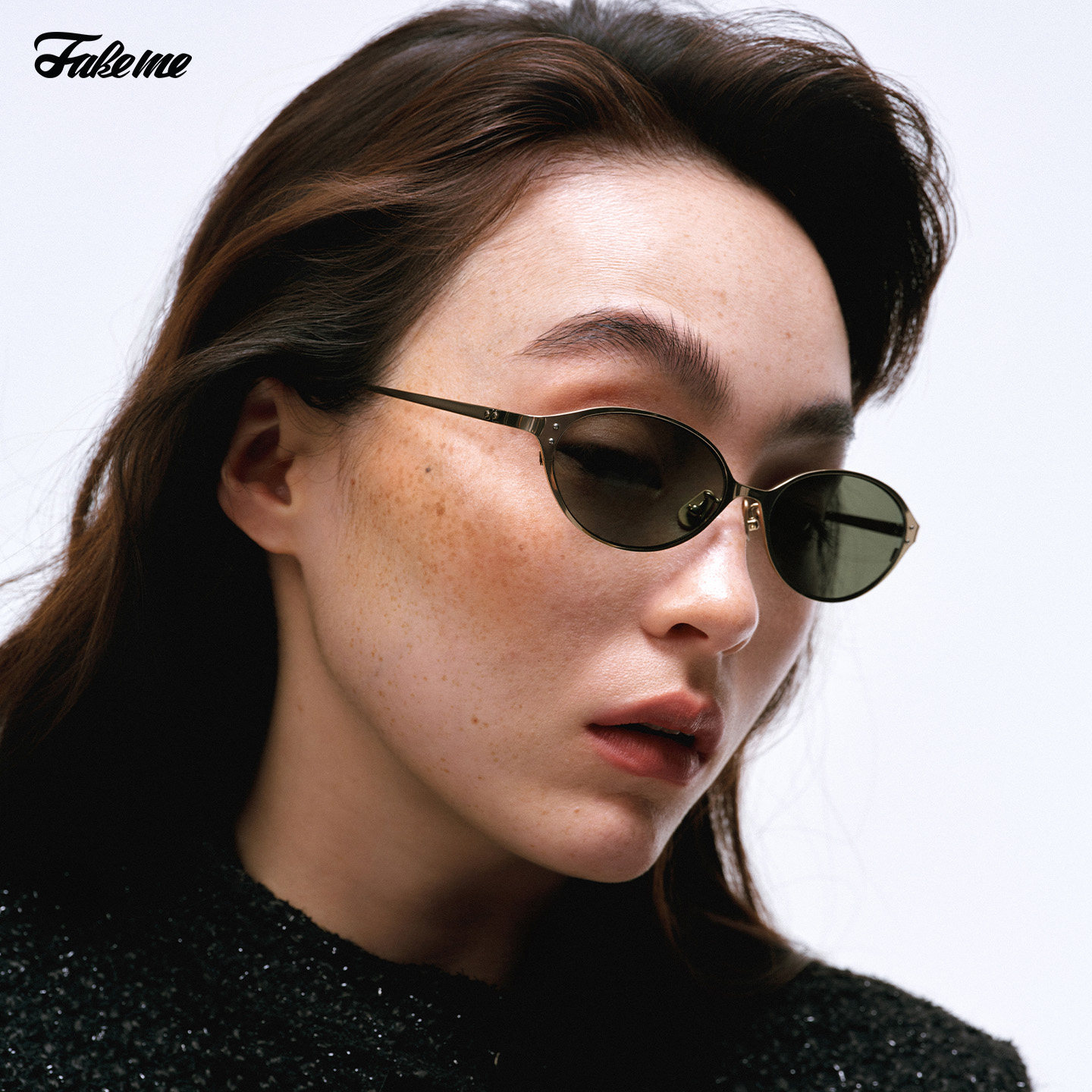 【胡可推荐】Fakeme个性时尚防紫外线墨镜女款太阳镜 moxi/tenney