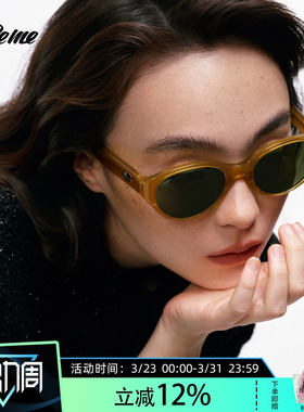 Fakeme复古板材猫眼太阳镜