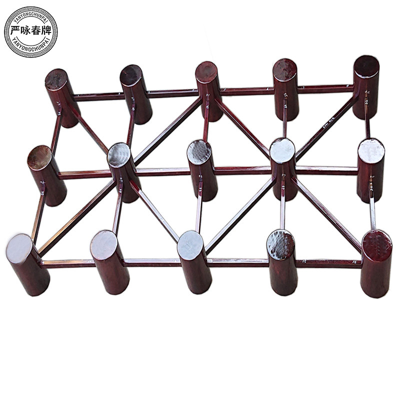 严咏春牌实木梅花桩武术训练桩基本功练习桩梅花拳桩梅花格传统桩