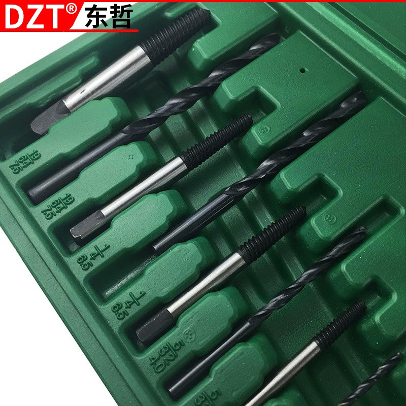 机修工具11件套3MM-10MM断头螺丝取出器高硬R度钻头汽修工具套装