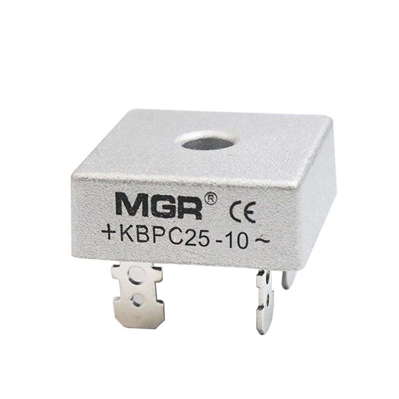 MGR单相桥式整流器KBPC2510桥C堆方桥交流变直流25A块24v12v