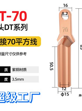 直销DTXc小头空开专用铜鼻子堵油鼻断路器线鼻子塑壳断路器线鼻耳