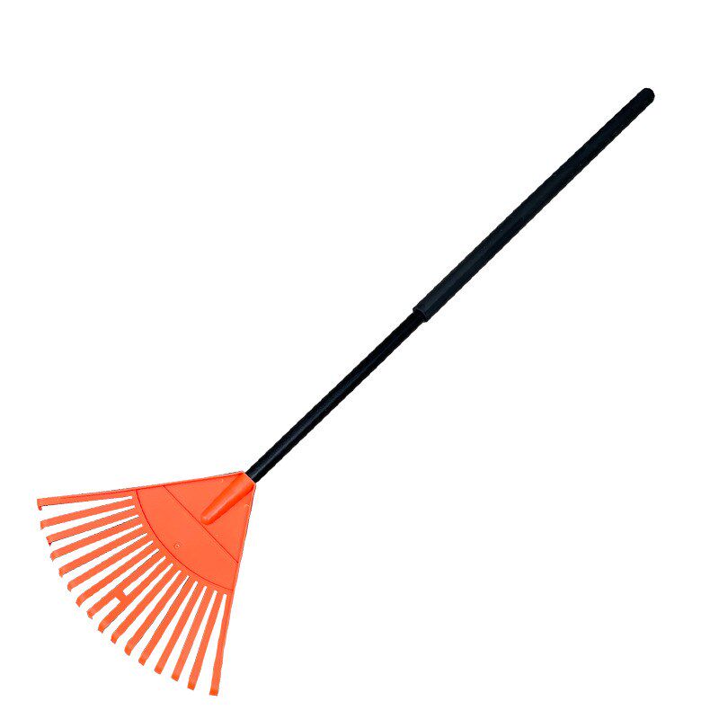 钢管塑料落叶耙枯叶耙大草耙子别墅庭院钢丝耙搂草耙木柄钢管草耙