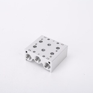 电磁阀底座气f动汇流板 汇流板SY7120系列汇流板连接分流气条