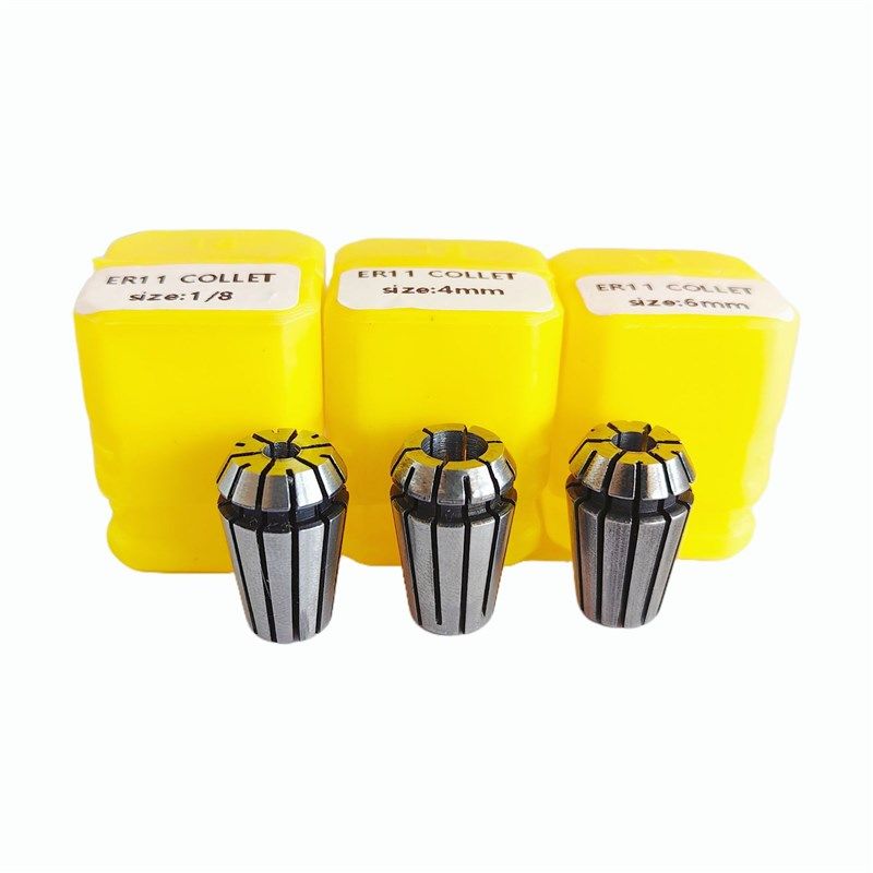 公+英套装筒夹ER11-3PCS弹簧夹头4mm+M12mm +1/8英套装