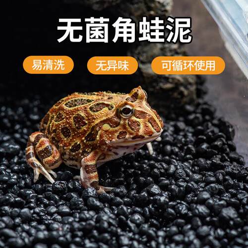 爬宠角蛙饲养箱保湿泥垫材霸王黄金绿角蛙泥蝾螈树蛙缸造景易清洁