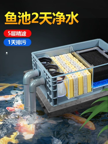 Фельтр бак -пруда пруда Система циркуляции водных водолаз