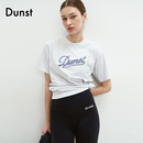 T恤中性logo短袖 Dunst2024夏新品 UDTS4B131 秦岚同款 刺绣半袖