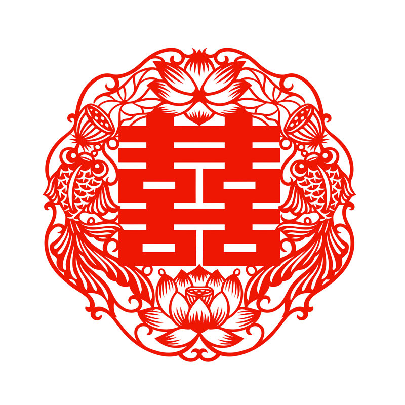 喜字贴静电贴纸结婚窗花剪纸婚房窗户玻璃门装饰婚庆布置双面红