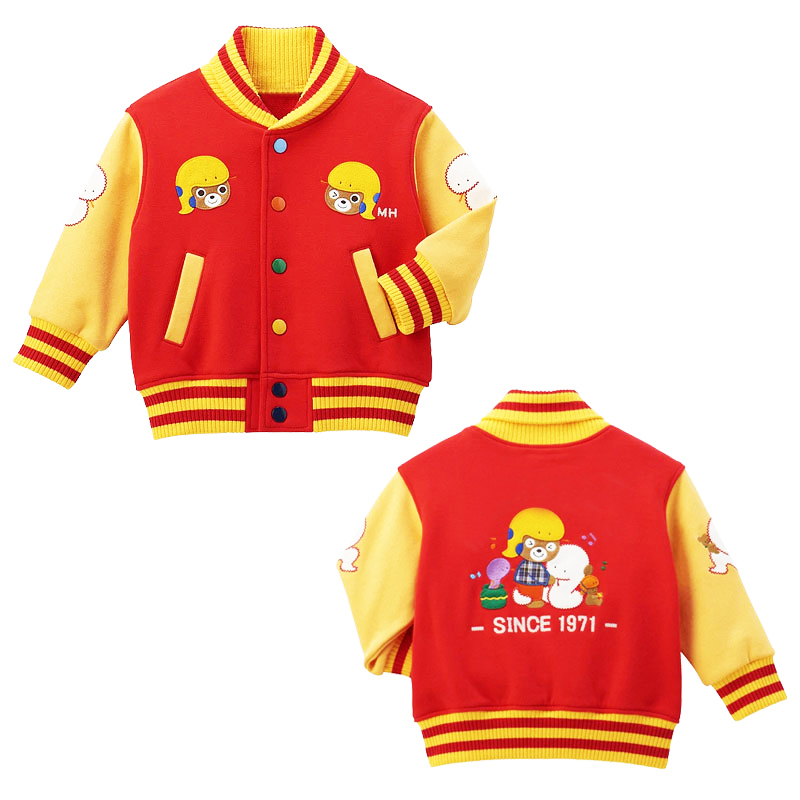 秋冬儿童蛇年运动外套棒球服