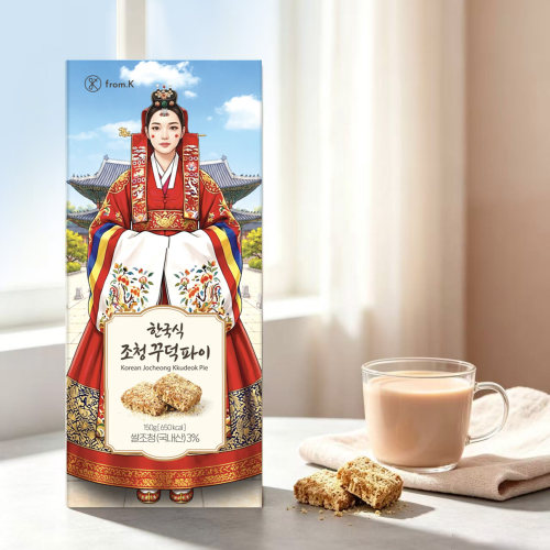 韩国进口FROM.K  韩式黄豆粉糕点 西式夹心面包 健康休闲零食小吃