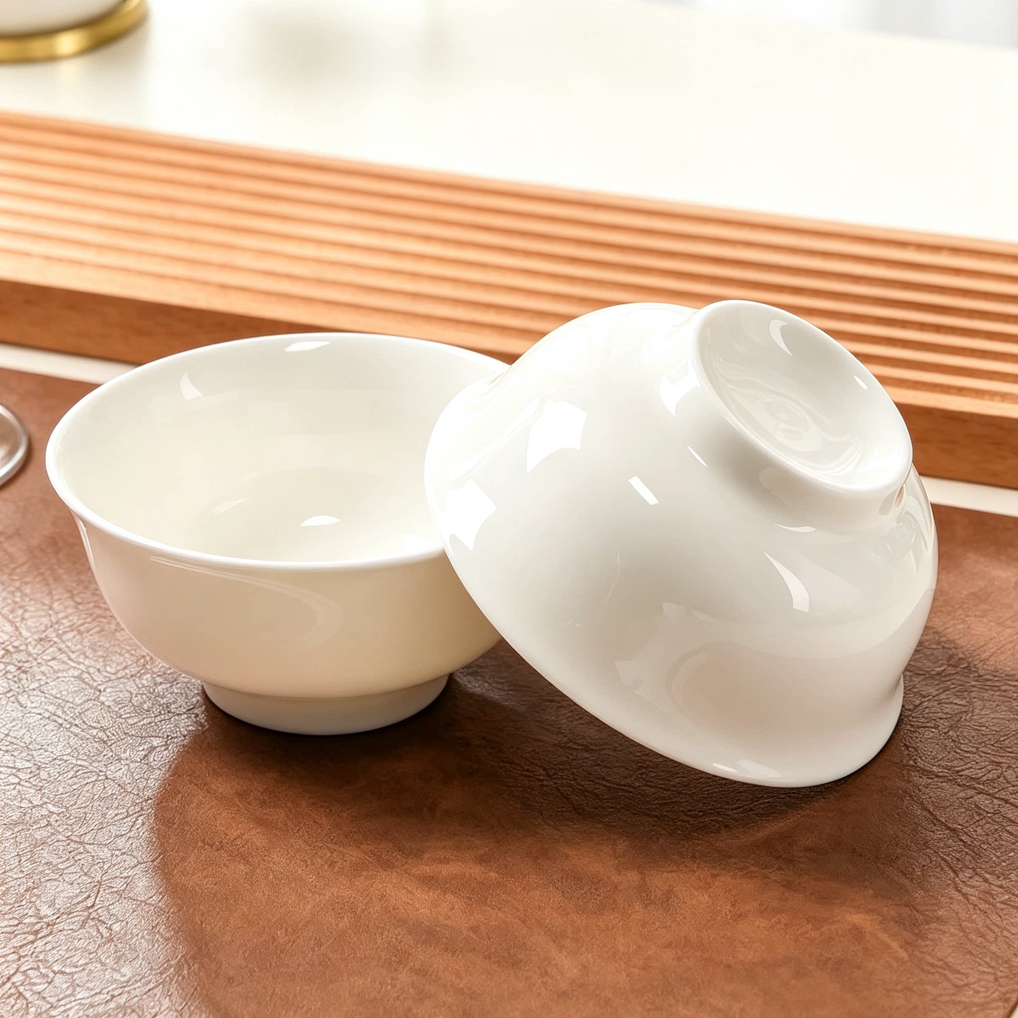 骨质瓷金钟碗釉下彩餐厅家用饭碗